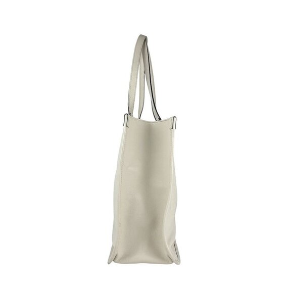 GUCCI White Leather Horsebit Shoulder Bag - Picture 2 of 5